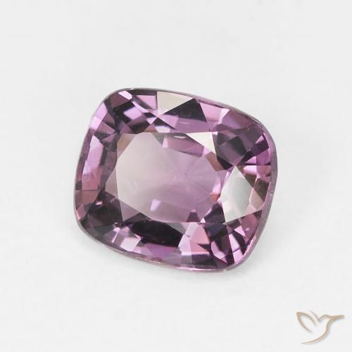 Espinélio roxo médio Natural 1.40ct, Almofada, VVS-VS