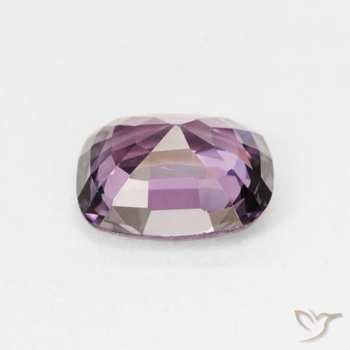 Espinélio roxo médio Natural 1.40ct, Almofada, VVS-VS