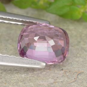 Espinélio Roxo-rosa claro Natural 1.22ct, Almofada cortada, VVS-VS