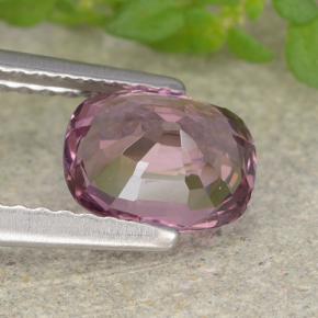Espinélio roxo natural 1,29ct, almofada cortada, VVS-VS