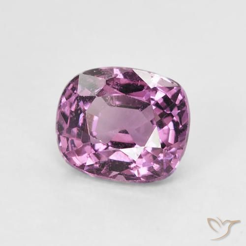 Espinélio Medium Dark-Violet Natural 1.18ct, Almofada, VVS-VS