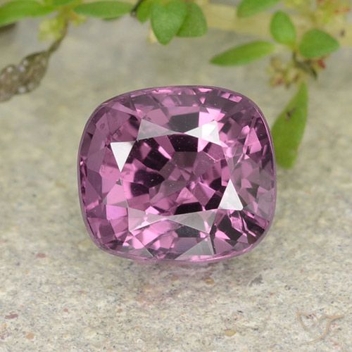 1.26ct Natural roxo médio Espinélio, Almofada, VVS-VS