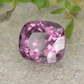 Espinélio roxo médio Natural 1.26ct, Almofada, VVS-VS