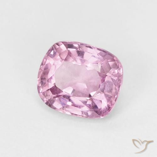 Espinélio Luz roxa Natural 0.98ct, Almofada, VVS-VS