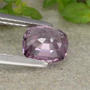 Espinélio roxo natural 0,99ct, almofada cortada, VVS-VS