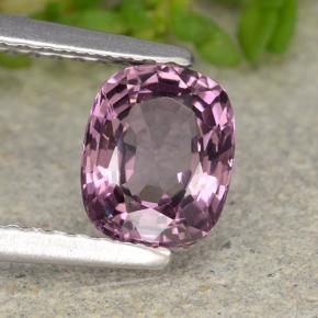 Espinélio roxo natural 1,14ct, almofada cortada, VVS