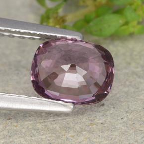 Espinélio roxo natural 1,14ct, almofada cortada, VVS