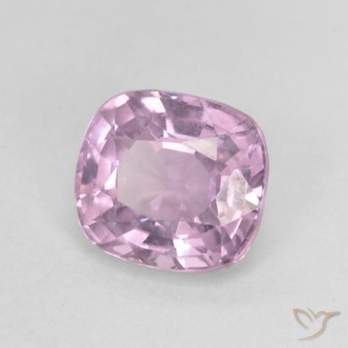 Espinélio Roxo-rosa claro Natural 1.25ct, Almofada, VVS-VS