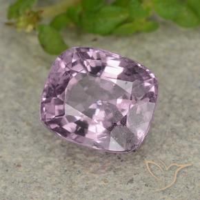 Espinélio Violeta acinzentado claro Natural 1.45ct, Almofada, VS