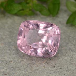 Espinélio roxo natural 1,57ct, almofada cortada, VS