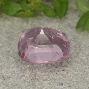 Espinélio roxo natural 1,57ct, almofada cortada, VS