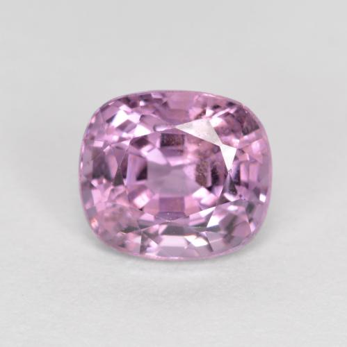 Espinélio roxo natural 1,22ct, almofada cortada, VS