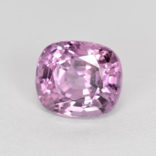 Espinélio roxo natural 1,22ct, almofada cortada, VS