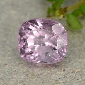 Espinélio Roxo Rosado Muito Claro Natural 1.14ct, Almofada, VS