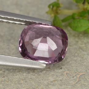 Espinélio roxo avermelhado Natural 1.19ct, Almofada, VVS-VS