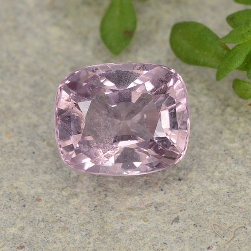 1.29ct Natural Roxo Rosado Muito Claro Espinélio, Almofada, VS