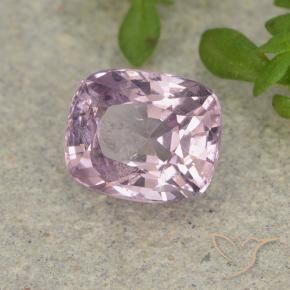 Espinélio Roxo Rosado Muito Claro Natural 1.29ct, Almofada, VS