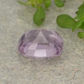 Espinélio Roxo Rosado Muito Claro Natural 1.29ct, Almofada, VS