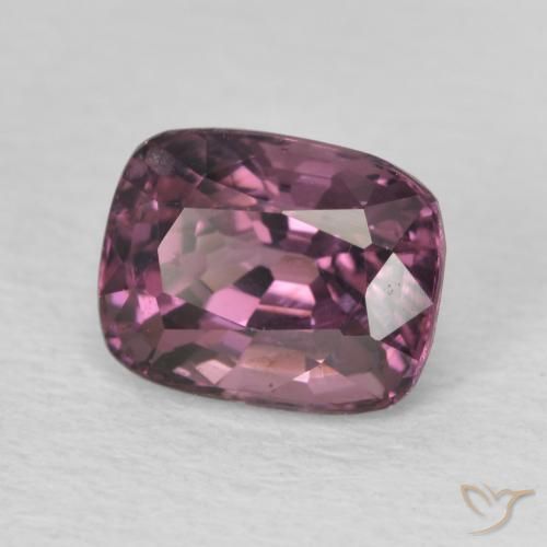 Espinélio Vermelho Roxo Profundo Natural 1.89ct, Almofada, VVS-VS