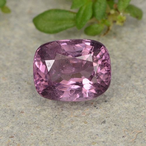 1.10ct Natural lavanda profunda Espinélio, Almofada, VS