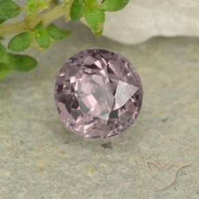 Espinélio roxo médio Natural 0.76ct, Redondo, VS