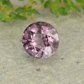 Espinélio roxo natural 0,74ct, corte redondo, VVS-VS