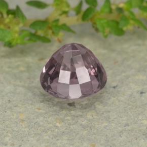 Espinélio roxo natural 0,74ct, corte redondo, VVS-VS
