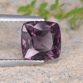 Espinélio roxo natural 2,01ct, almofada cortada, VVS-VS
