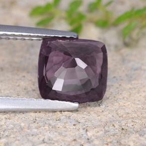 Espinélio roxo natural 2,01ct, almofada cortada, VVS-VS