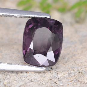 Espinélio Roxo profundo Natural 2.47ct, Almofada cortada, VS