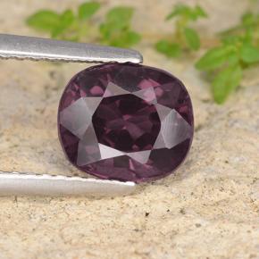 Espinélio roxo natural 2,09ct, almofada cortada, VVS-VS