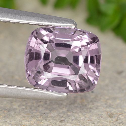 1.54ct Natural Uva Clara Roxo-Rosa Espinélio, Almofada, VS