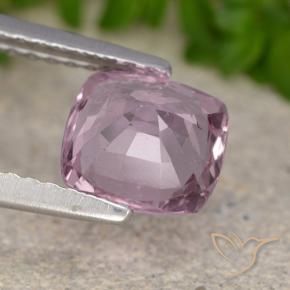 Espinélio Luz roxa Natural 1.42ct, Almofada, VS