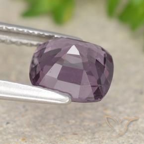 Espinélio Roxo Uva Claro Natural 1.34ct, Almofada, VVS