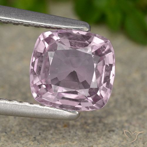 1.39ct Natural Roxo Rosado Muito Claro Espinélio, Almofada, VS