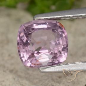 Espinélio Luz roxa Natural 1.56ct, Almofada, VVS-VS