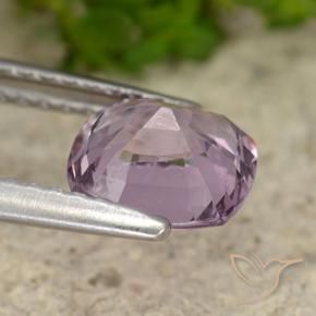 Espinélio Luz roxa Natural 1.56ct, Almofada, VVS-VS