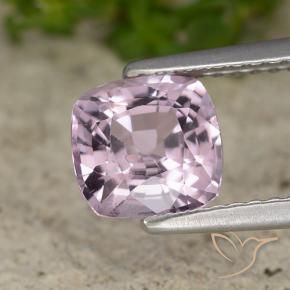 Espinélio Roxo Rosado Claro Natural 1.51ct, Almofada, VVS-VS