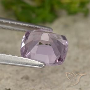 Espinélio Roxo Rosado Claro Natural 1.51ct, Almofada, VVS-VS
