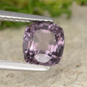 Espinélio Roxo escuro Natural 1.45ct, Almofada, VVS
