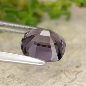 Espinélio Roxo escuro Natural 1.45ct, Almofada, VVS