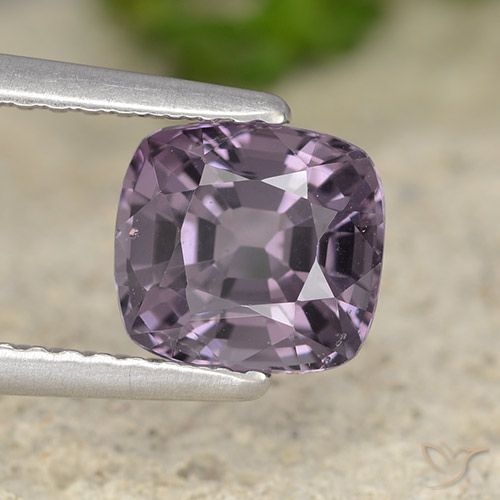 1.69ct Natural Roxo escuro Espinélio, Almofada, VVS-VS