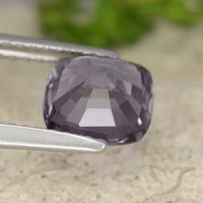 Espinélio Roxo escuro Natural 1.69ct, Almofada, VVS-VS