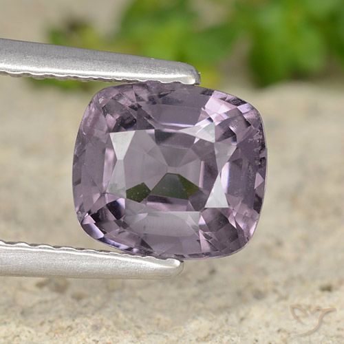 1.60ct Natural roxo médio Espinélio, Almofada, VVS-VS