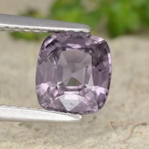 Espinélio roxo médio Natural 1.60ct, Almofada, VVS-VS