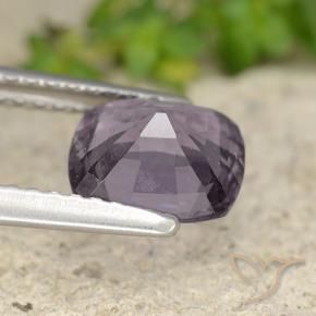 Espinélio roxo médio Natural 1.60ct, Almofada, VVS-VS