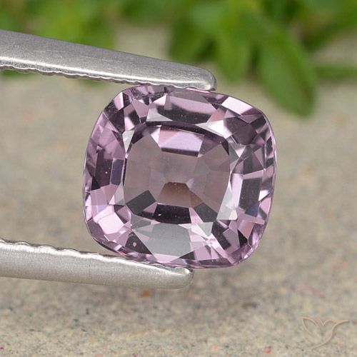 1.27ct Natural Luz roxa Espinélio, Almofada, VVS