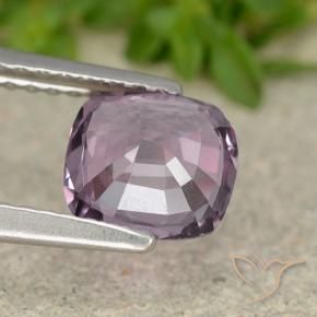 Espinélio Luz roxa Natural 1.27ct, Almofada, VVS