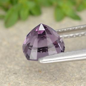 Espinélio Roxo médio-escuro Natural 1.51ct, Almofada cortada, VVS-VS