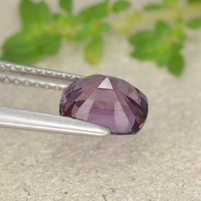Espinélio roxo médio Natural 1.65ct, Almofada cortada, VVS-VS